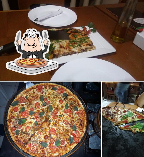 Peça diferentes estilos de pizza