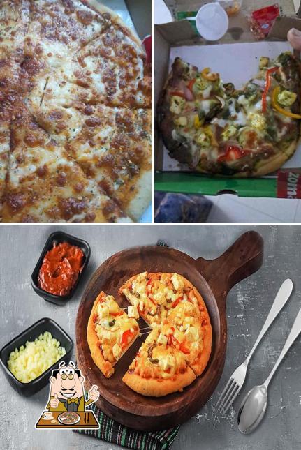 Order different kinds of pizza