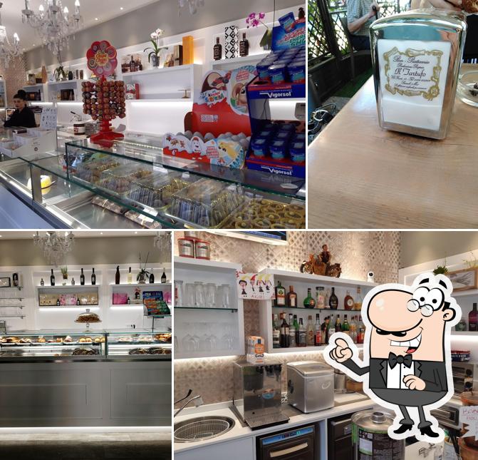 Gli interni di Pasticceria Il Tartufo