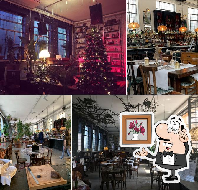 Gli interni di Osteria Milano