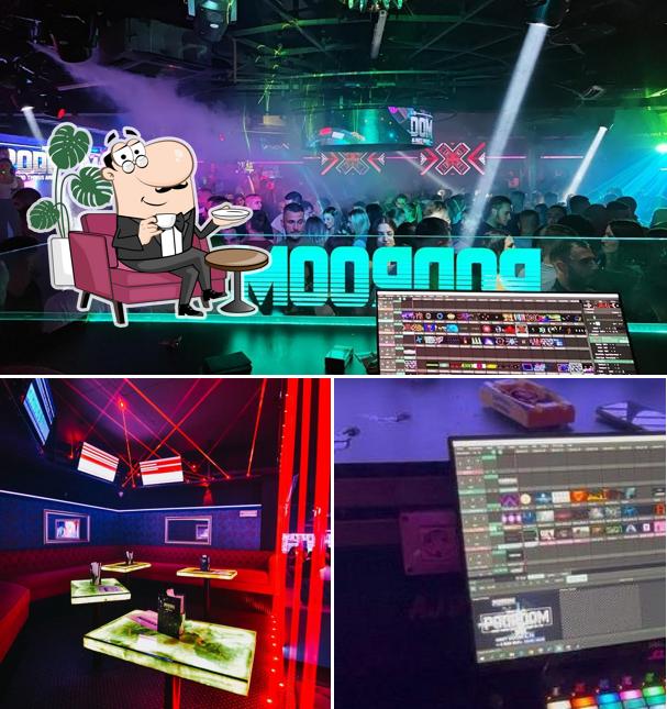 Gli interni di Podroom Night Club