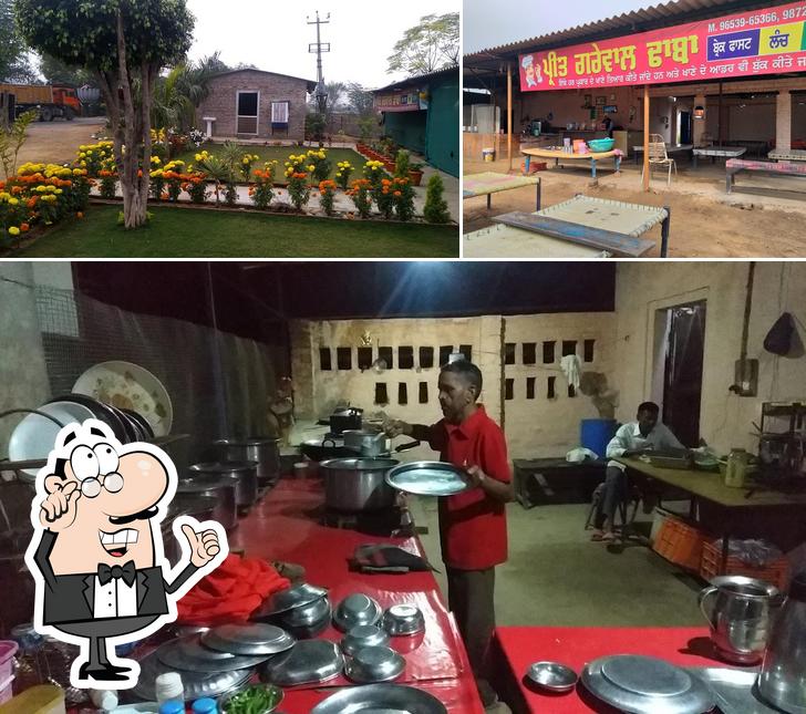 The photo of Preet grewal dhaba’s interior and exterior
