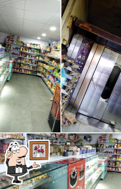The interior of Rameshwar Baker's & cake shop