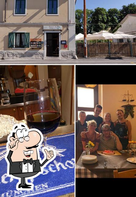 Gli interni di Trattoria alla Pesa/Gostilna pri vagi
