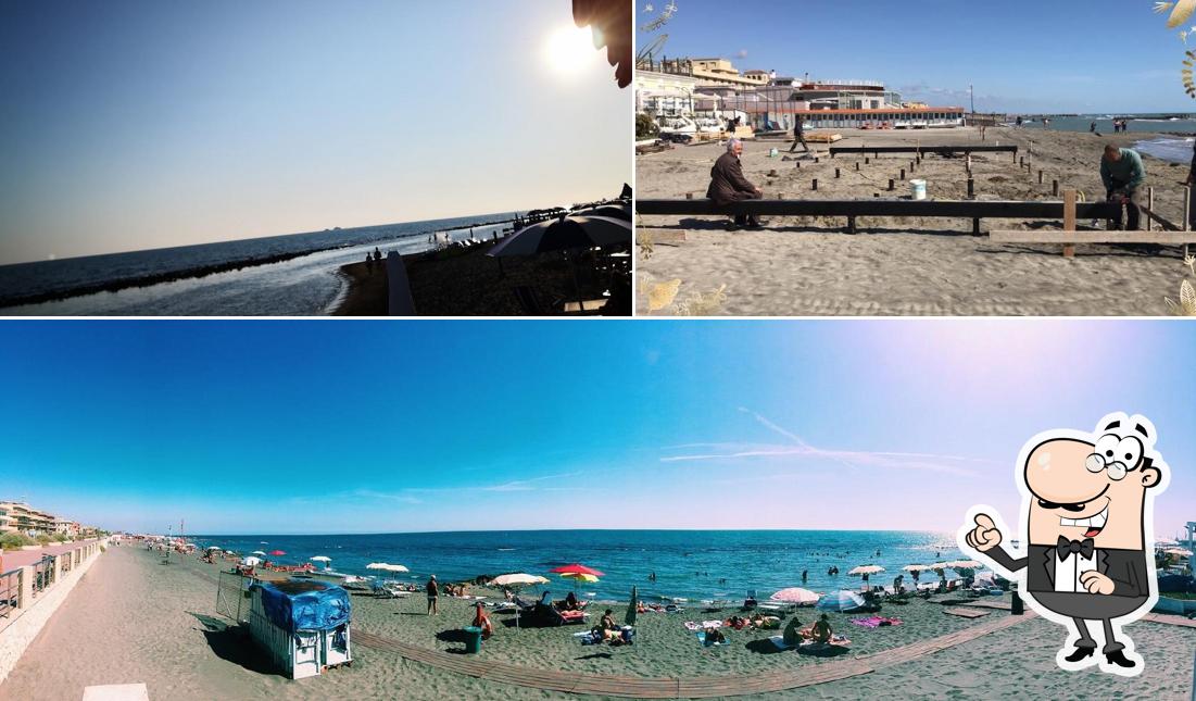 Goditi la vista dagli esterni di Vittoria Beach Bar