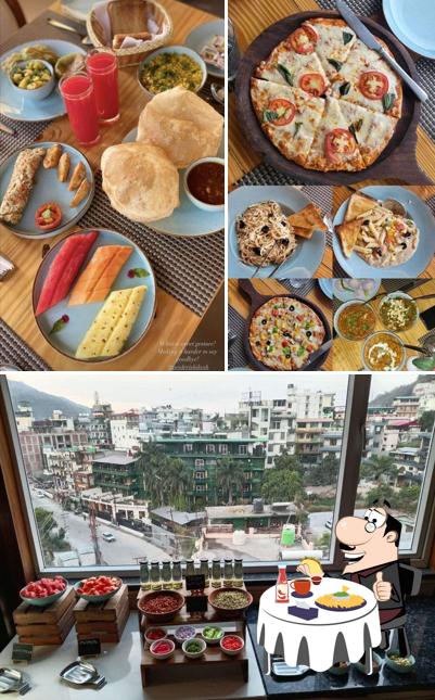 Cheese plate at 360 Degree Hill View Restaurant