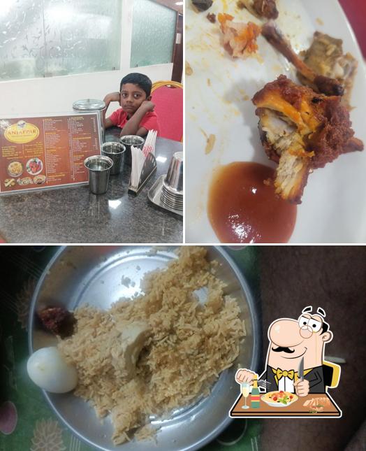 The photo of Anjappar Chettinad A/C Restaurant’s food and interior