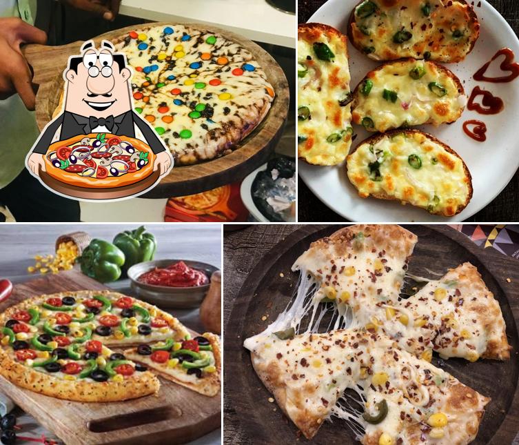 Try out various types of pizza