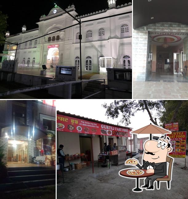 The exterior of New Taj Hotel & Restaurant