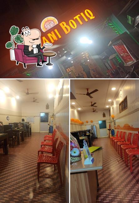 The interior of BIRYANI BOTIQ