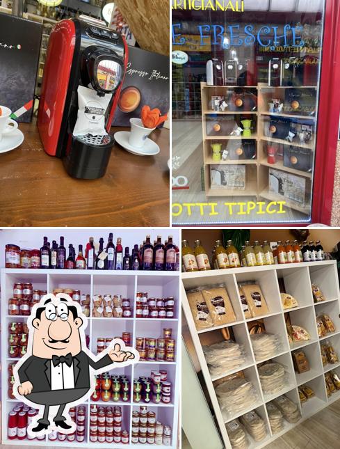 Dai un'occhiata agli interni di Capsulandia e Enoteca