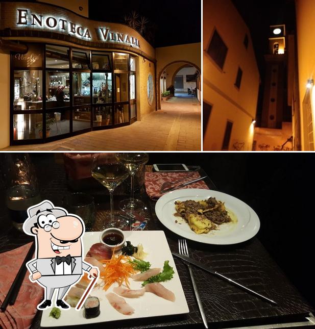 Guarda la immagine che raffigura la esterno e cibo di Enoteca Vinalia
