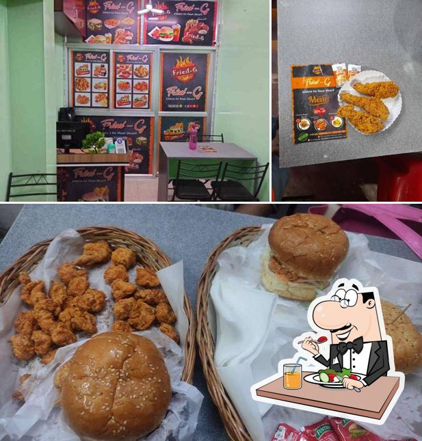 The image of food and interior at Fried G