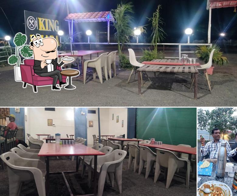 Check out how King dhaba and family restaurant looks inside
