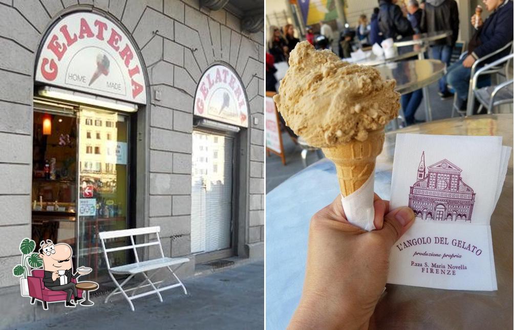 Gli interni di L'Angolo Del Gelato