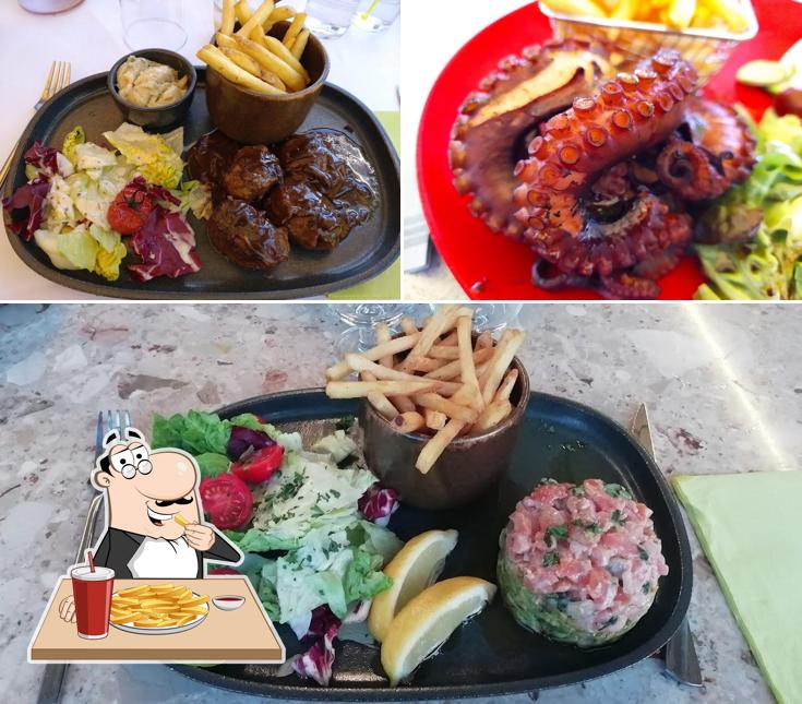 Frites à L'Éden Café Île-Rousse