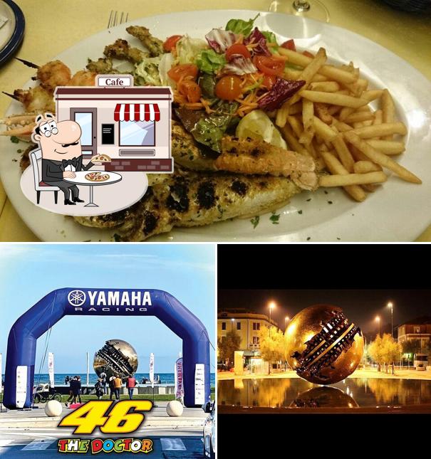 Questa è la immagine che raffigura la esterno e cibo di Polo Pasta & Pizza