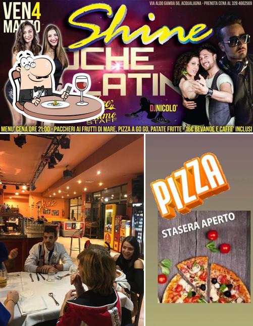 Platti al Ristorante pizzeria Shine Acqualagna