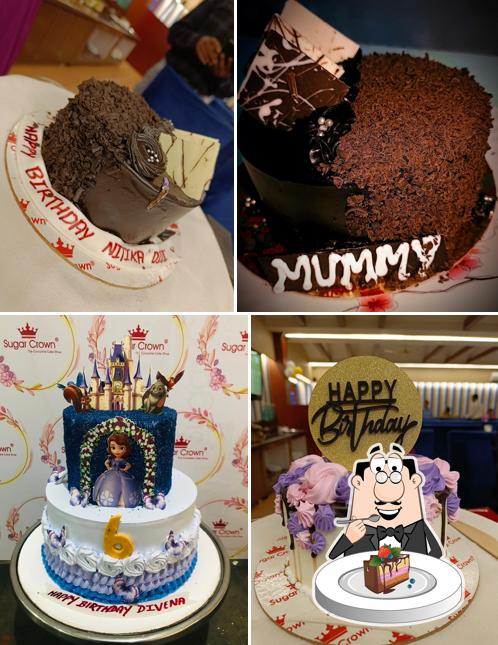 Chocolate cake at Sugar Crown Niharika