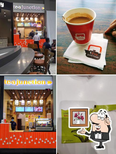 The interior of Tea Junction