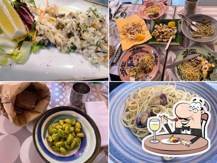 Platti al Trattoria Da Oscar Monterosso al Mare