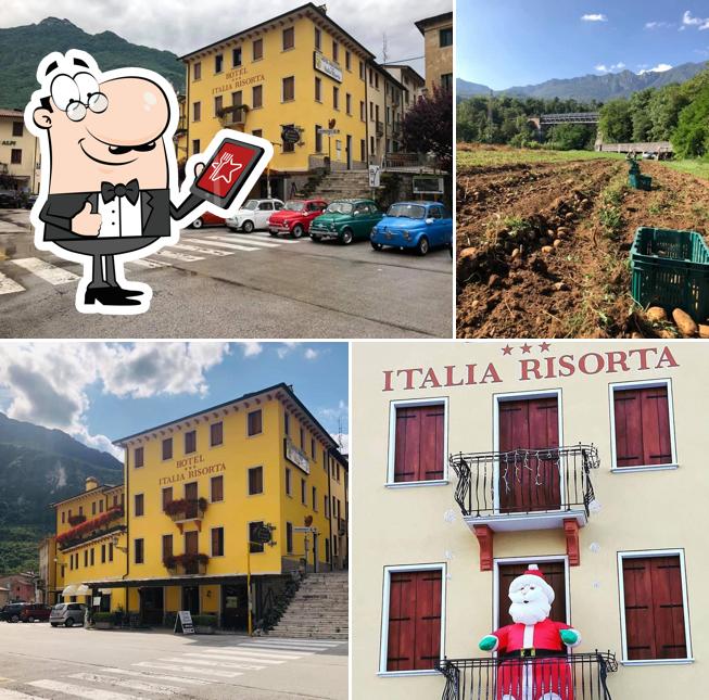 Gli esterni di Albergo - Ristorante Italia Risorta