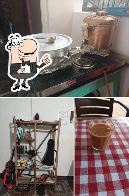 Among various things one can find interior and food at Gulzar