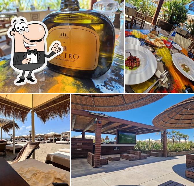 Gli interni di Cicero Versilia Restaurant Ristorante con Specialità di pesce e sushi sul mare