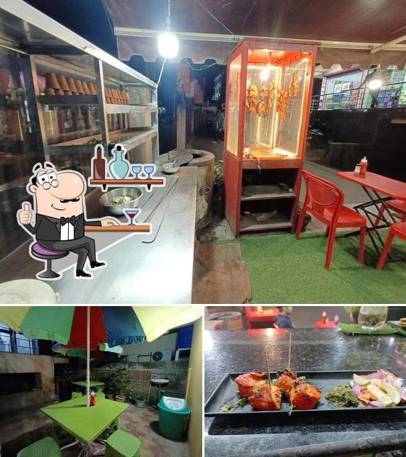 Take a look at the picture displaying interior and food at FOOD BOX