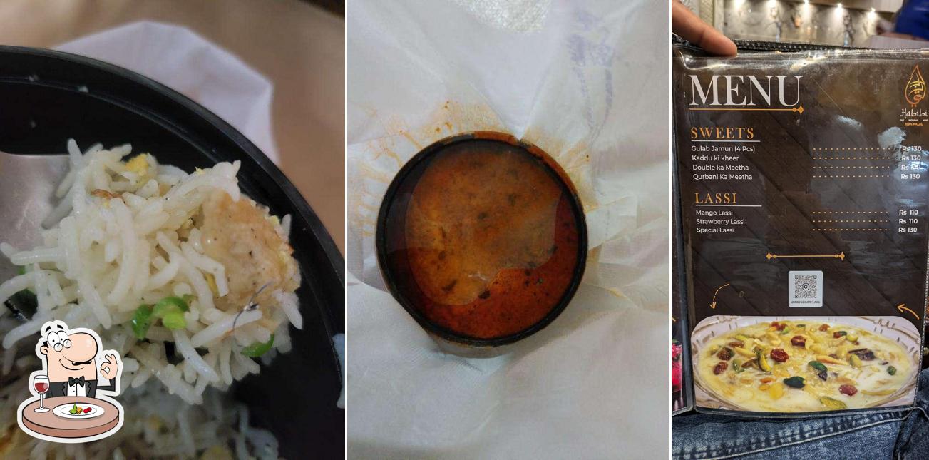 Food at Habibi Cafe Mandi Restaurant