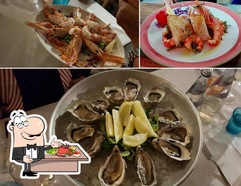 Scegli tra i molti piatti di mare disponibili a Il Bistrot di Max & Titti