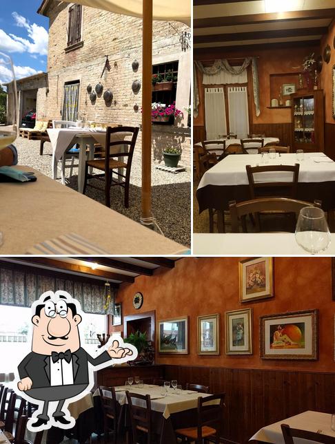 Gli interni di Trattoria Bar Cae