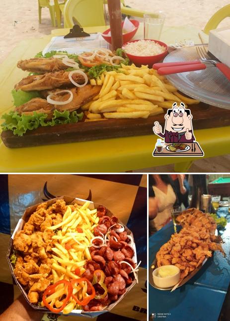 Escolha refeições de carne no Bravos choperia