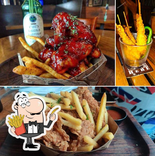 Order French-fried potatoes at The Irish House