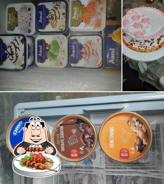 Food at ARUN ice, AMUL ice, kwality ice, ice cakes, Milk, coke, pepsi, cadbury, chcolates, panner, butter,,