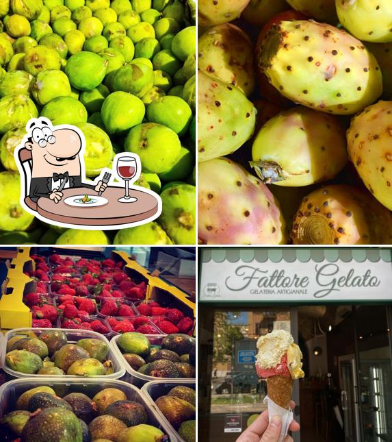 Cibo al Fattore gelato