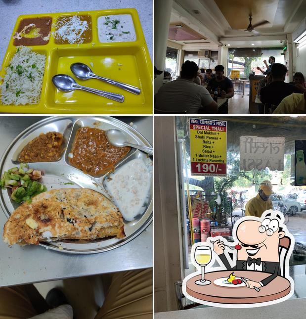 Check out the photo depicting food and interior at Panditji Amritsari kulchewale