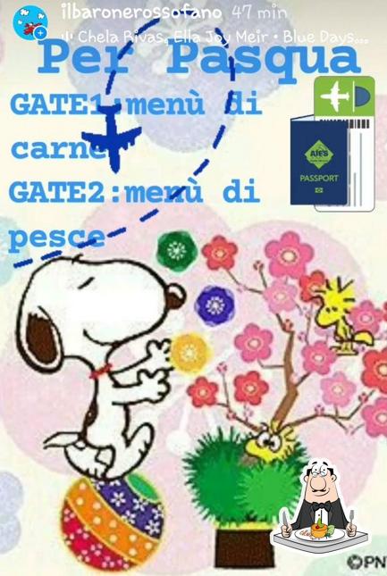 Platti al Ristorante Il Barone Rosso
