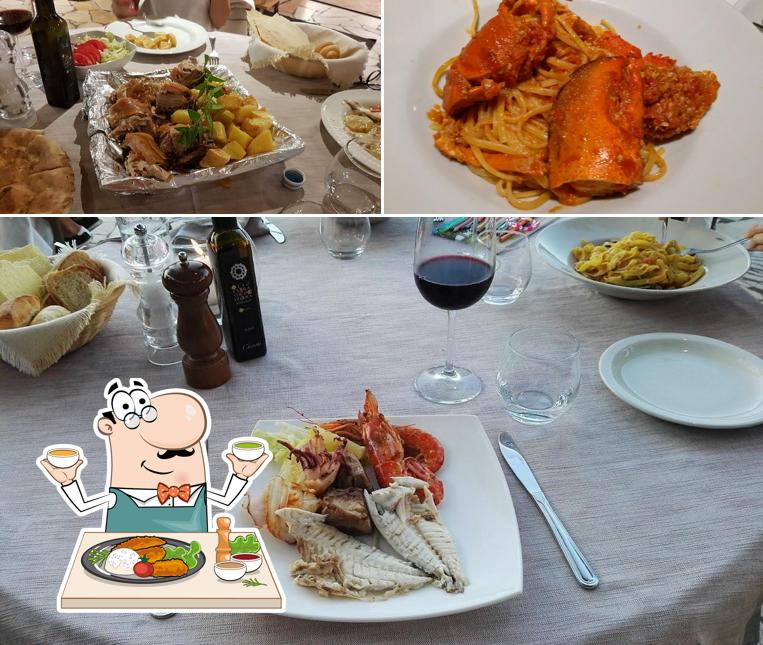 Cibo al Ristorante La Rocca da Chiara