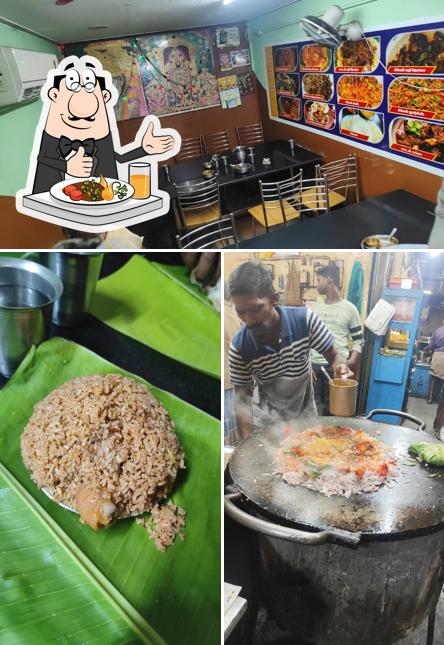 The image of food and interior at SRI BALAJI EVNING MUTTON STALL