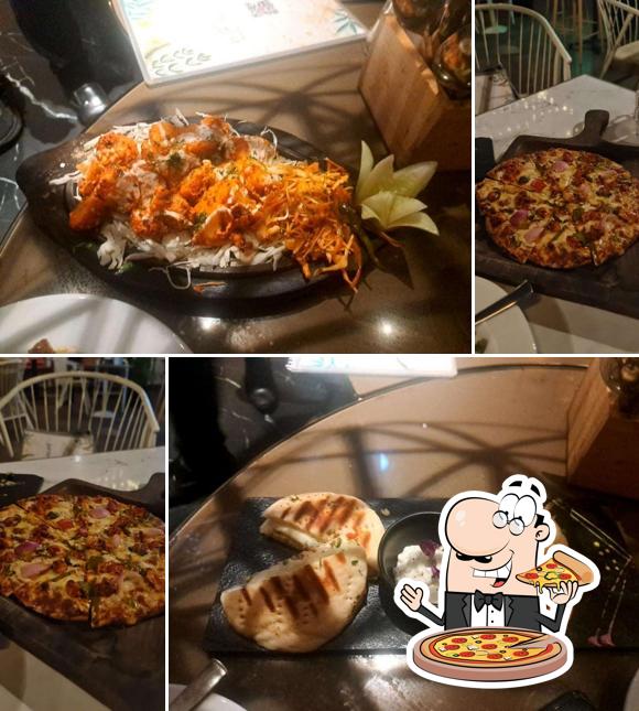 Get pizza at SILK ROUTE