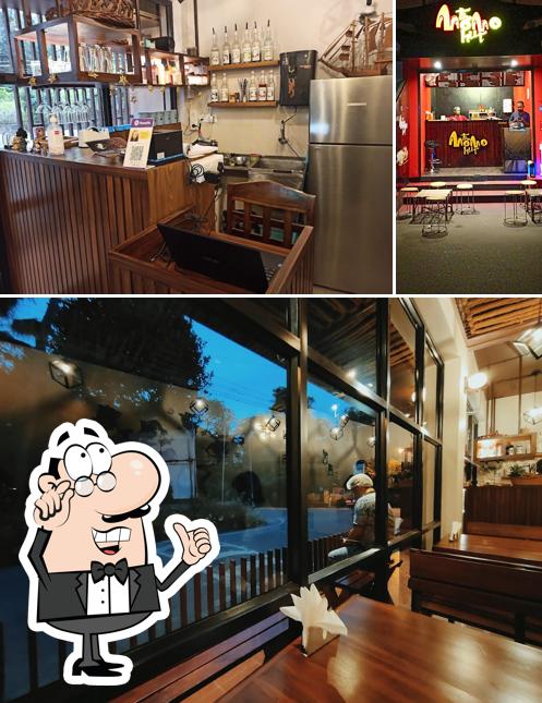 The interior of The Momo Hut