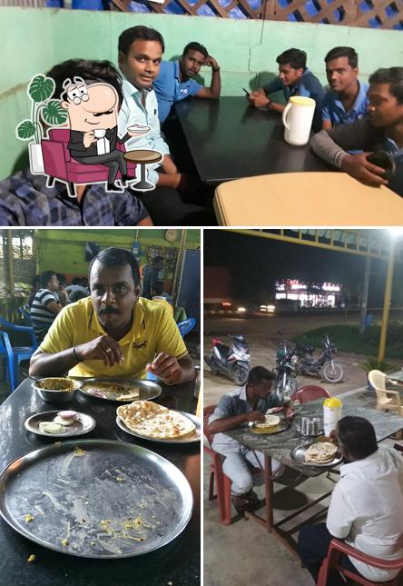 The interior of S S Dhaba and Family Restaurant