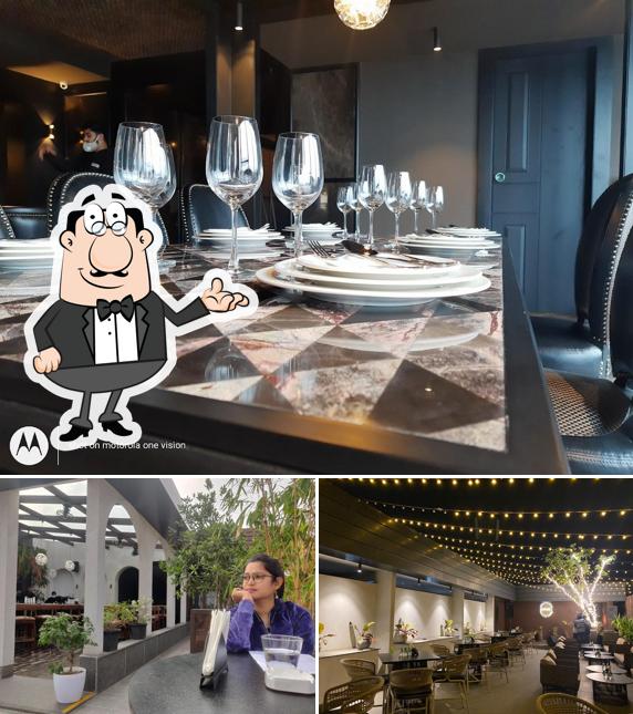 The interior of SOROS - Kitchen & Bar