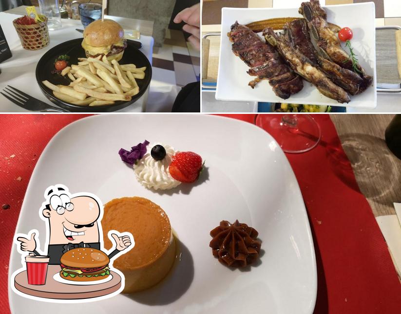 Gustati uno dei tipi di hamburger serviti a Barrio de Tango