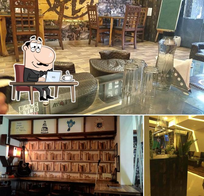 The interior of DownTown Cafe