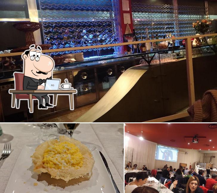 La immagine di interni e cibo da La Ca' di Mat