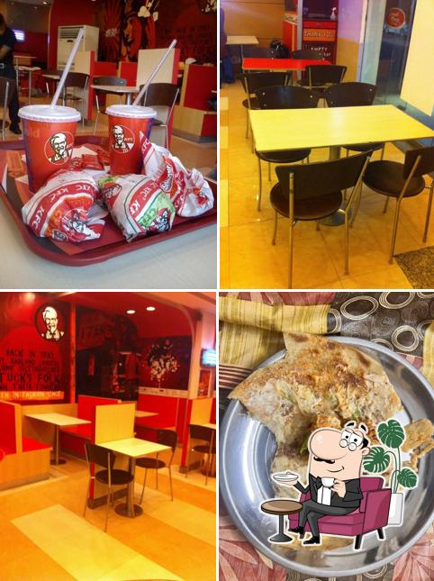 The interior of KFC