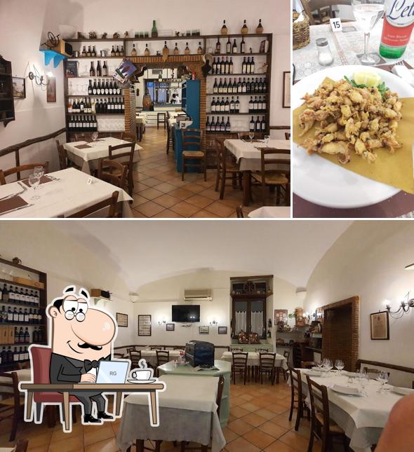 Gli interni di L'Osteria