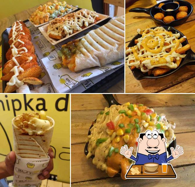 Meals at Mad fries (green) (Thirsty Monk)
